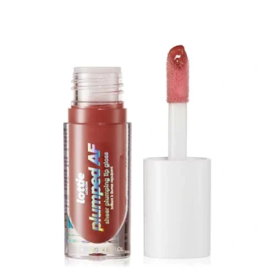 Image of Lottie London plumped AF In the Nude, Infused with Hyaluronic filling spheres for a full, &amp; glossy finish
