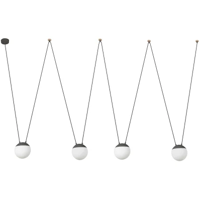 Image of Mine 4 Light Grey Suspension Pendant, E27