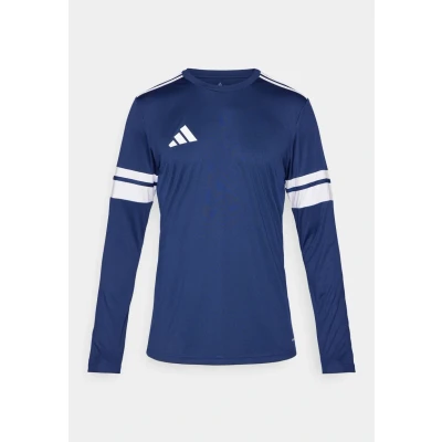 Image of adidas Men&#039;s SQUADRA25 Jersey Long Sleeve, Team Navy Blue 2 / White, XS