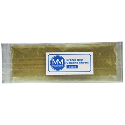 Image of Leaf Gelatine Beef Bronze 5 Sheets