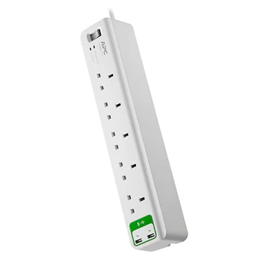 Image of APC Essential PM5U UK Surge Arrest with 5 Outlets and 2 USB Charging Ports