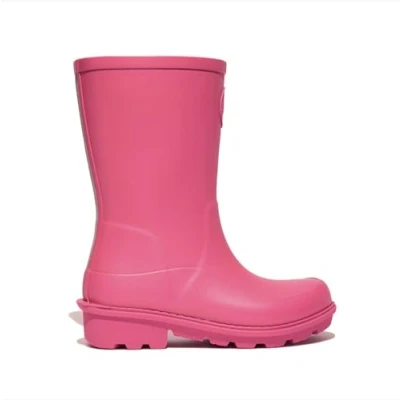 Image of Fitflop Kids Wonderwelly Fashion Boot, Magenta Pink, 13 UK
