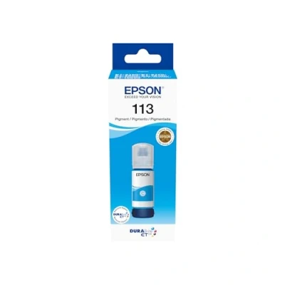 Image of Epson EcoTank 113 Cyan Genuine Ink Bottle, 70 ml