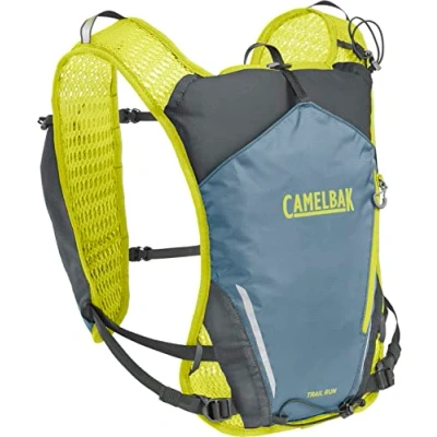 Image of CamelBak Women&#039;S Trail Run Vest 7L, Smoke Blue/Limeade