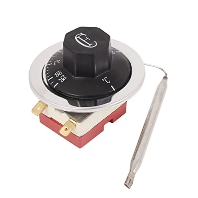 Image of sourcingmap NC Adjustable Temperature Control Switch Thermostat 30 85 Degree Celsius