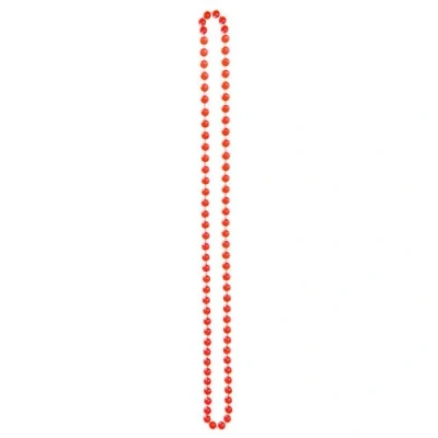 Image of Lizzy 120cm Long Pearl Bead Necklace Rope Chain Vintage Wedding Bridal Costume 1920&#039;s Accessories Flapper (Red)