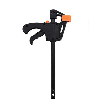 Image of Garden Mile® 2 x 12 Plastic Rachet Bar F Clamp Table Vice Hand Tool Spreader Quick Gripping Clasps Heavy Duty Holders for Woodwork Carpentry Gardening Garage Home Improvement