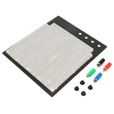 Image of Jeanoko Breadboard Kit, Circuit Bread Board Metal Material 3220 Point ZY 208 Testing Flexible for Electronic