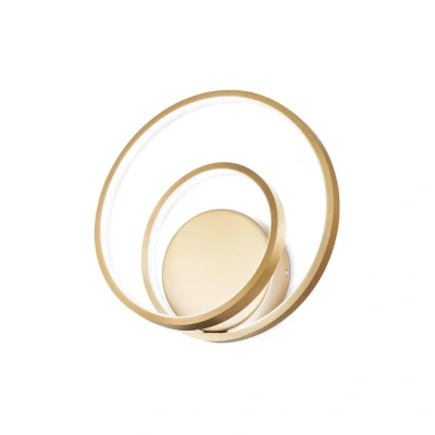 Image of Oz Integrated LED Wall Lamp Brass 4000K