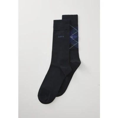 Image of BOSS 2 PACK Socks, Men&#039;s, Size: 5.5 8, Dark blue