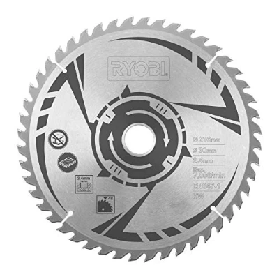 Image of Ryobi SB216T48A1 48 Tooth TCT Mitre Saw Blade, 216 mm