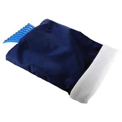 Image of Deluxe Car Ice Scraper Mitt Mittens Frost Window Windscreen Winter Warm Hands