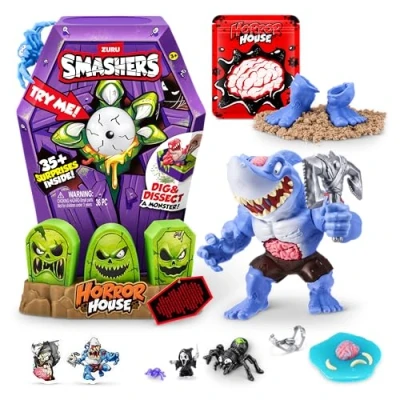 Image of Smashers Mega Horror House (Blood Shark) by ZURU, Interactive Toy, Collectable Toy for Kids and Teens