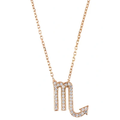 Image of Latelita Skorpion Sternzeichen Zodiac Pendant Rose goldcoloured, Women&#039;s, Size: One Size, gold coloured