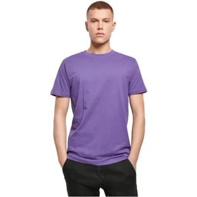 Image of Build Your Brand Men&#039;s T Shirt Round Neck, Ultraviolet, 4XL