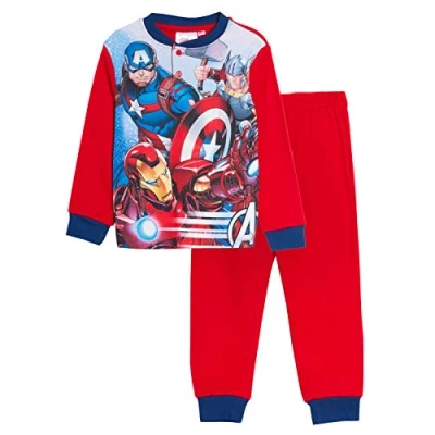 Image of Marvel Boys Avengers Pyjamas Red 5 Years