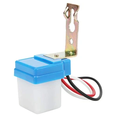 Image of 2Pcs Auto On Off Photocell Light Switch Photoswitch Sensor for Factories Gardens 24V