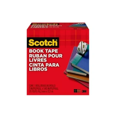 Image of Scotch Book Repair Tape Acid Free 1 Roll 76.2 mm x 13.7 m