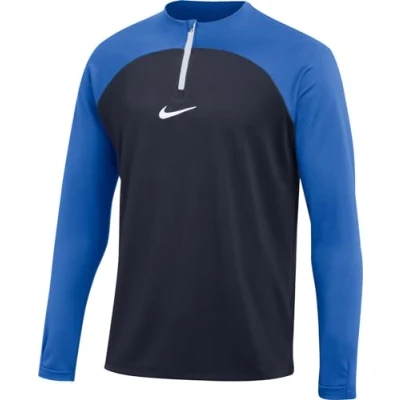Image of NIKE DH9230 451 M NK DF ACDPR DRIL TOP K Jacket Men&#039;s Obsidian/Royal Blue/White Size L