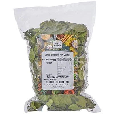 Image of Old India Lime Leaves Air Dried 100g