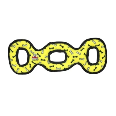 Image of Tuffy Ultimate 3WayTug Bone, Yellow
