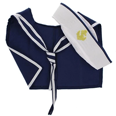 Image of Zac&#039;s Alter Ego Fancy Dress Sailor Hat &amp; Scarf Set