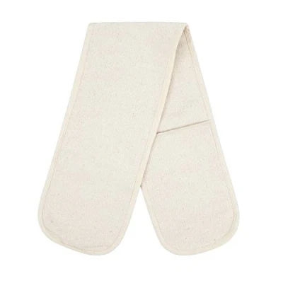 Image of MOLLY MALOU Double Sided Oven Glove for Home Kitchen Restaurant Catering Pot Holder Heat Resistant Mitt (18cm x 91cm) 7&quot; 36&quot;