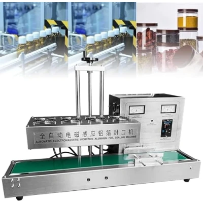 Image of 2200W Automatic Aluminum Foil Sealing Machine Continuous Electromagnetic Induction Band Bag Bottle Cap Sealer Auto Machine(85mm)
