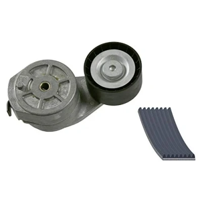 Image of 1800533, 1800533S1, 1888465, 1888465S1 V ribbed belt set FEBI BILSTEIN 31624 with tensioner for