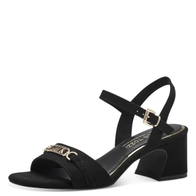 Image of Marco Tozzi BY Guido Maria Kretschmer Sandals, Women&#039;s, Size: 3, Black Textile