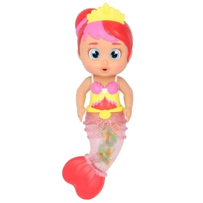 Image of BLOOPIES Shimmer Mermaids Taylor Collectible Bath and water Toy A mermaid that squirts makes bubbles! Gift for Girls Boys 18M+