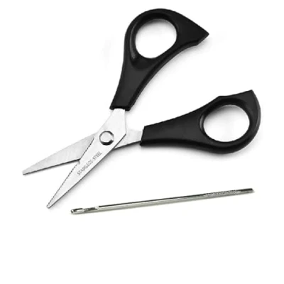 Image of TFS Angling Fishing Braid Mono line Scissors.Stainless Steel.Quality Made.2 Pack