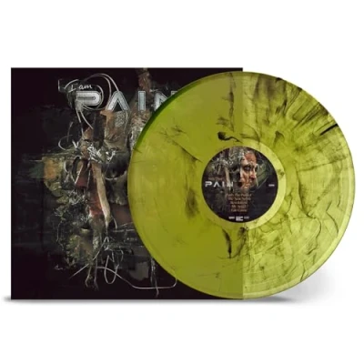Image of Pain I Am Yellow Green Transparent / Black Marbled vinyl Sealed 2024 UK LP NBR71581