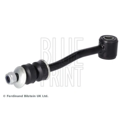 Image of 52037849 Anti roll bar link BLUE PRINT ADA108502 Front Axle Left, Right 187mm M10 x 1,5 with bearings nut, washers Steel black