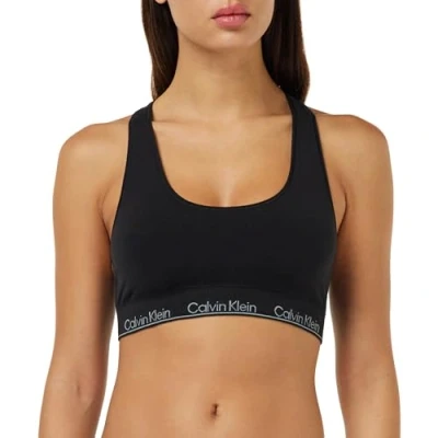 Image of Calvin Klein Underwear Racerback Bralette Bikini top, Women&#039;s, Size: XS, Black