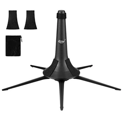 Image of Eastar Trumpet Stand Portable Holder Foldable Metal 5 Legs for Brass Instruments, EST 001