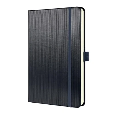 Image of SIGEL CO405 Conceptum Notebook, Lined, Approx. A5, Grey, hardcover, 194 Pages