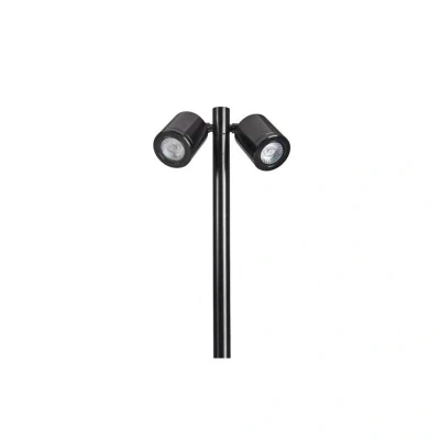 Image of Low Voltage LED Twin Pole Spike Light Black 2700K Collingwood