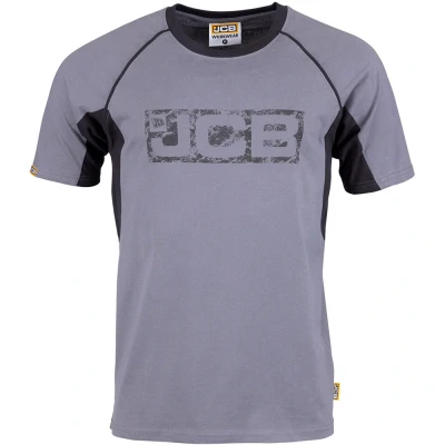 Image of JCB Workwear Men&#039;s T Shirts Trade Shirt Grey/Black XXX Large