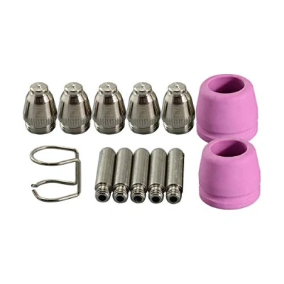 Image of RIVERWELD WSD 60P 60 Plasma Cutter Torch Tips 1.2mm 60Amp Electrode with Hafnium Wire Kit Pilot ARC Starting Consumables 13pcs