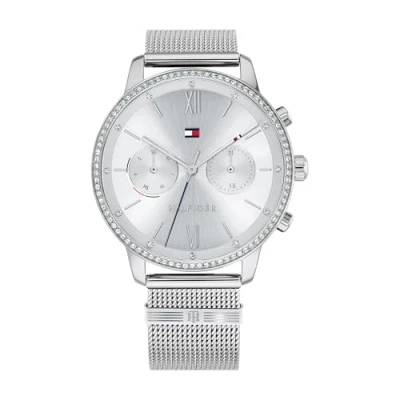 Image of Tommy Hilfiger Casual Watch silvercoloured, Women&#039;s, Size: One Size, Silver coloured