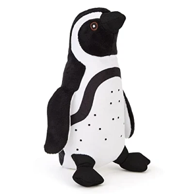 Image of Zappi Co Plush Children&#039;s Stuffed Soft Cuddly Toy Part of Safari Animals Collection, Perfect for Kids (21cm Height) (Humboldt Penguin)
