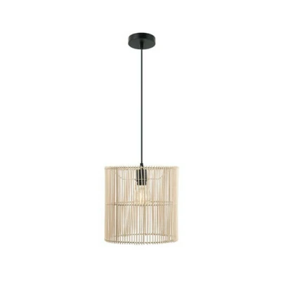 Image of Xanthi Ceiling Pendant Lamp E27 Max 40W Rattan Natrual