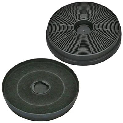 Image of SPARES2GO Active Carbon Vent Filter for Belling Cooker Hood Extractor (Pack of 2)