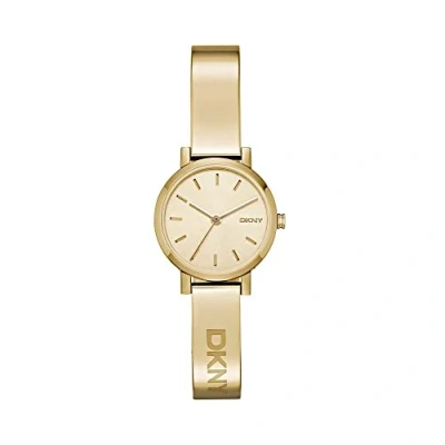 Image of DKNY Watch goldcoloured, Women&#039;s, Size: One Size, Gold coloured