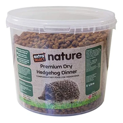 Image of Extra Select Premium Hedgehog Dinner: Nutrient Rich Dry Food for Year Round Feeding 5L Tub