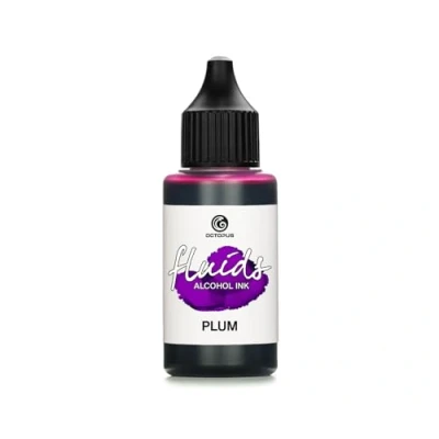 Image of Octopus 30ml Fluids Alcohol Ink PLUM for fluid art and resin, violett