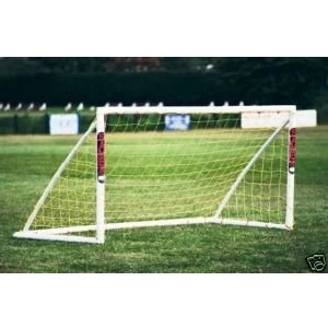 Image of Samba Sports Football Goal Post Nets Home Garden Soccer 8x4