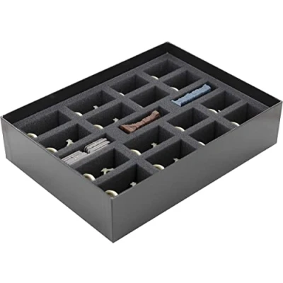 Image of Feldherr foam set + card holder compatible with HeroQuest (2021): the Return of Witch Lord board game box