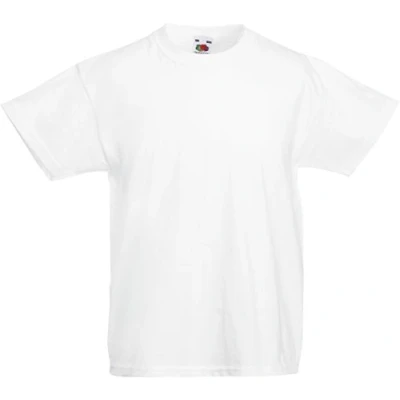 Image of Fruit of the Loom Kids / Childrens Plain T shirt, Tee Shirt
